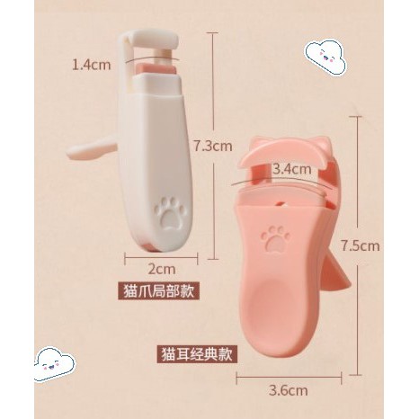 Kẹp Mi Chân Mèo Uốn Cong Mi KEQI Eyelash Curler
