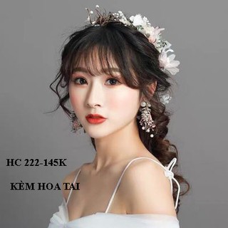 Hoa cài tóc cô dâu ms 222