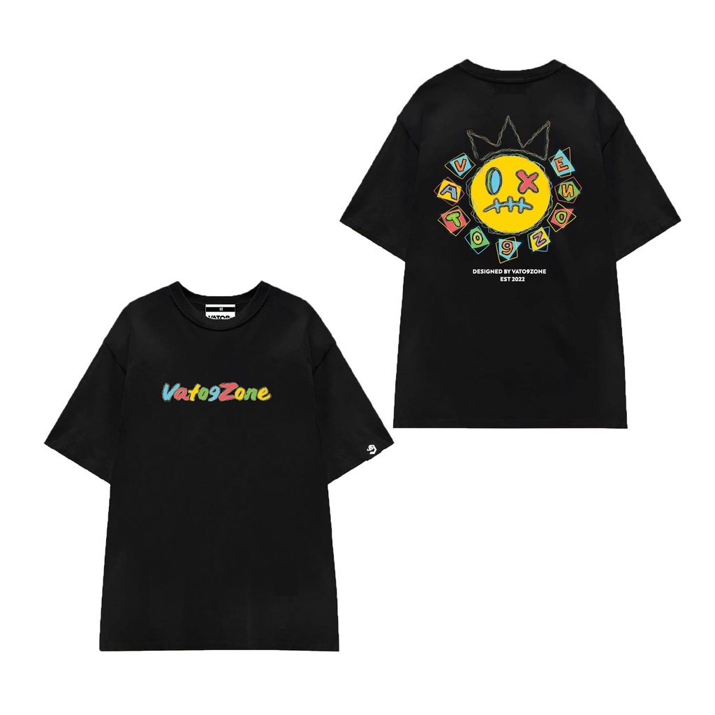 Áo thun nam nữ, áo phông Văn Toàn VATO9'S ZONE phiên bản Vato Face tee