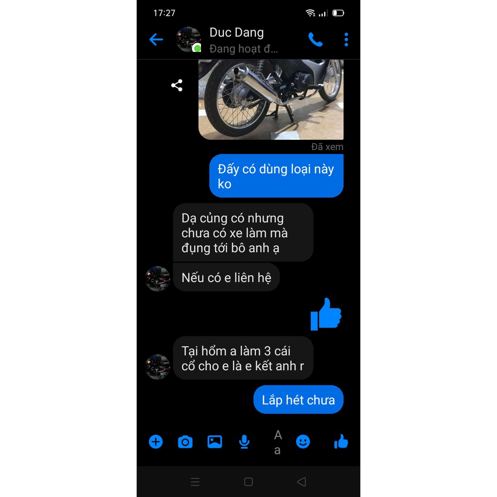 Cổ pô Wave Alpha 110 inox 304 chống han rỉ, dày 1.5mm. Bảo hành 10 năm