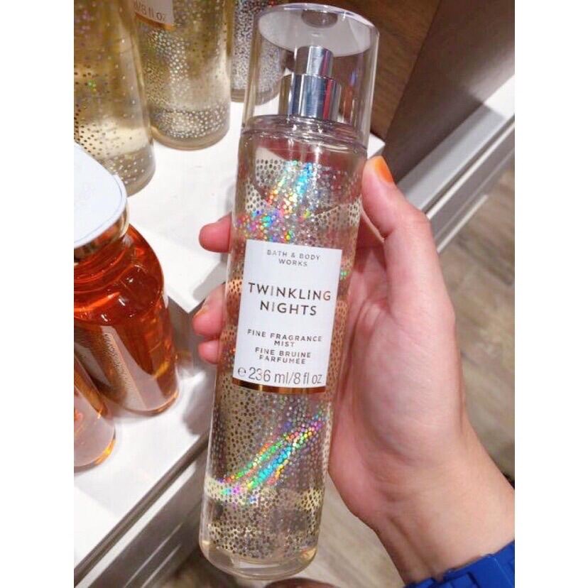 Xịt thơm body mist 𝐁𝐚𝐭𝐡 &𝐁𝐨𝐝𝐲 𝐖𝐨𝐫𝐤𝐬 - Twinkling Nights
