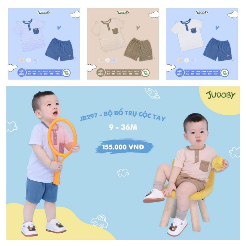 (2022) Bộ cộc tay bổ trụ Judoby (Dokma) 9-36M mã Jb297