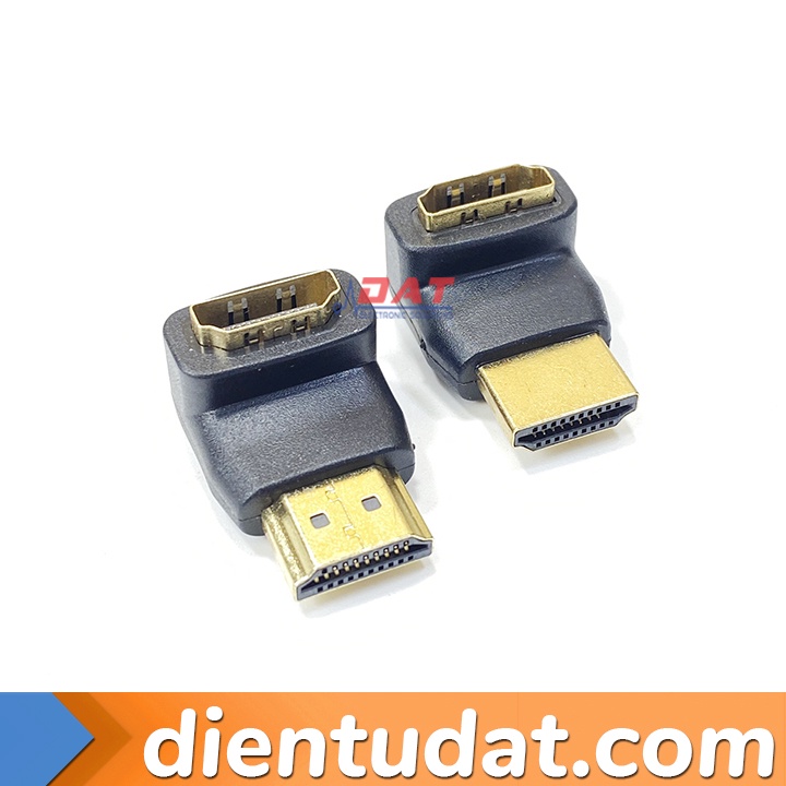 Đầu Nối HDMI Vuông Góc 90 Độ 270 Độ