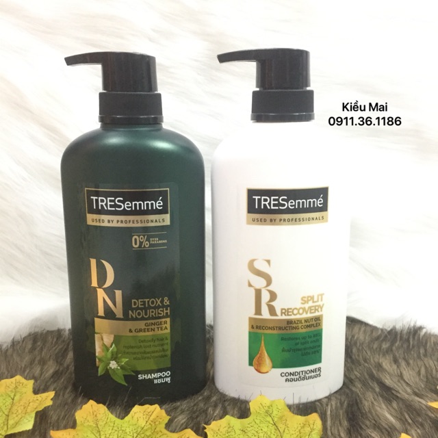 Cặp dầu gội và xả Tresemme Thái