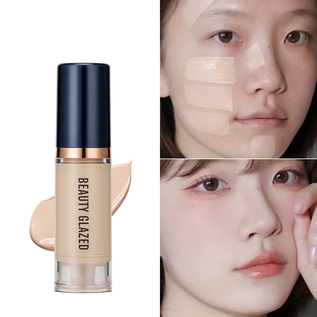 [Hàng mới về] Kem nền dạng lỏng 6ml che khuyết điểm tự nhiên không dầu cho nữ