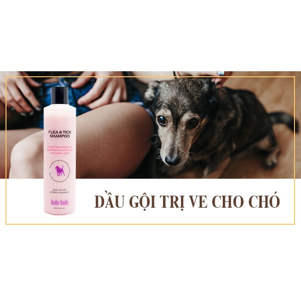 300mlDẦU GỘI TRỊ VE CHO CHÓ Budle’Budle Flea &amp; Tick Shampoo thuộc dòng sản phẩm dầu gội đặc trị các bệnh về da cho chó