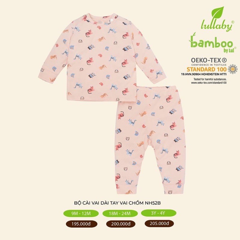 [ LULLABY ] Bộ dài tay Bamboo Lullaby