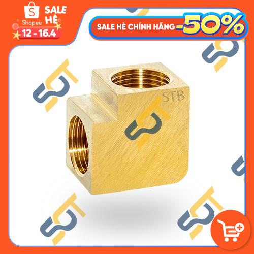 [CO NỐI REN] Co nối hai đầu ren trong bước ren dân dụng - Đồng phay nguyên khối (pipe female elbow) Cong 2 ren Cút 90 độ