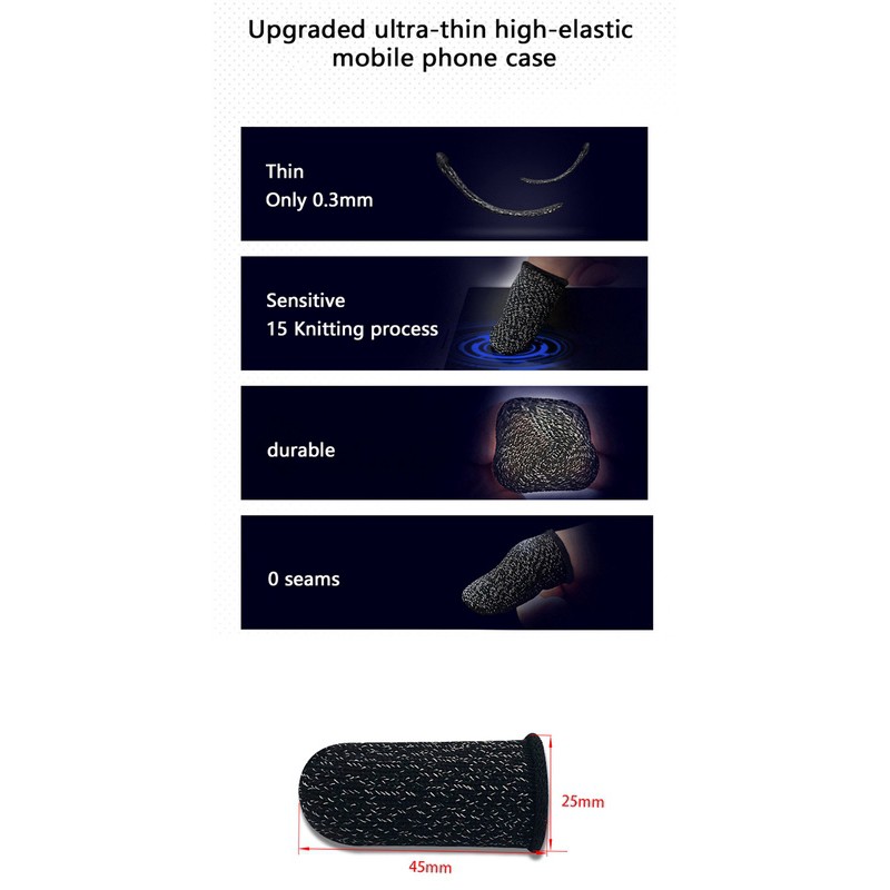 Găng ngón tay đơn hỗ trợ chơi game PUBG trên điện thoại chống mồ hôi tiện lợi | BigBuy360 - bigbuy360.vn