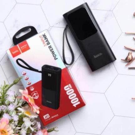 Sạc dự phòng 10000mah HOCO J41 Pro, Pin dự phòng sạc nhanh Quick Charger 3.0 PD 22.5W đèn led hiển thị %pin- SATOPA