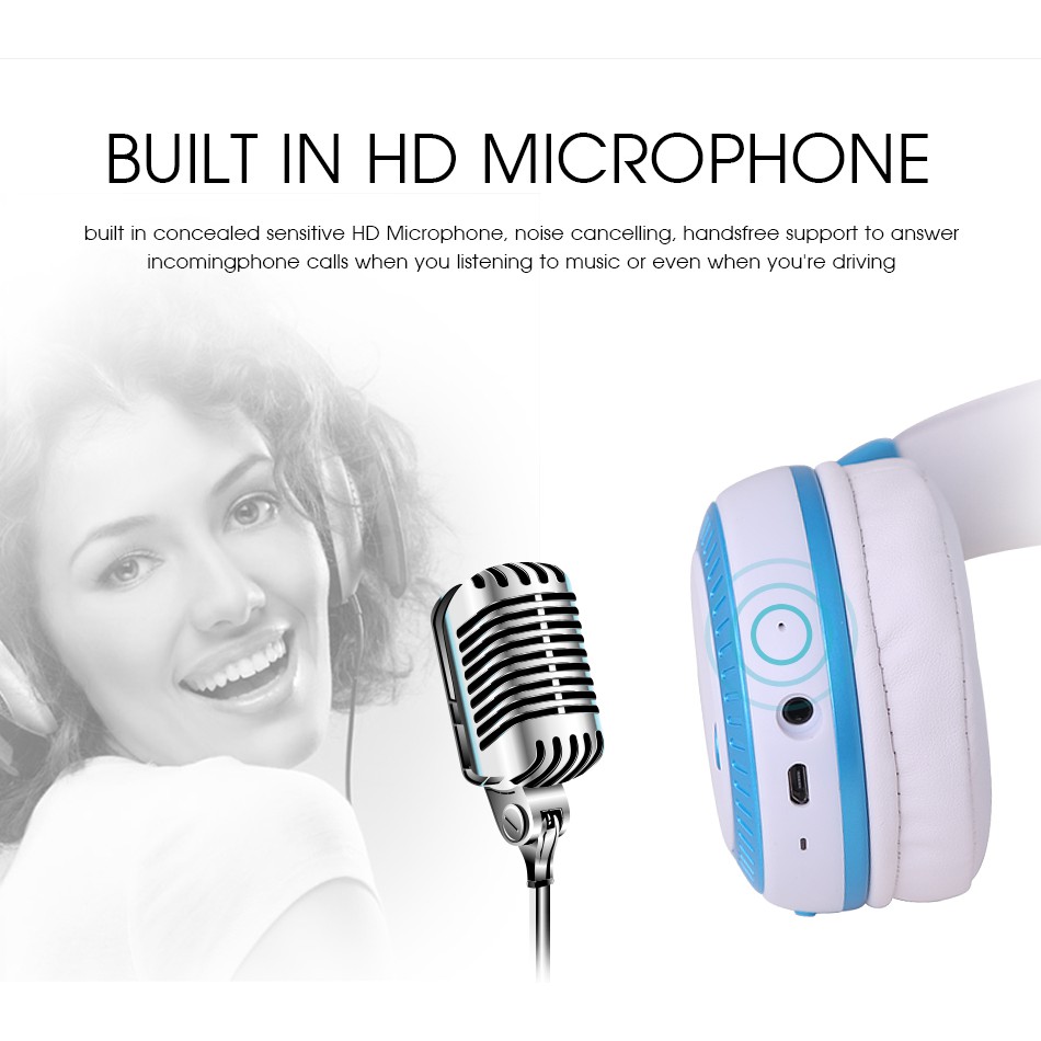 Tai nghe Bluetooth không dây ZEALOT B19 Headphone Bluetooth stereo Bass có micro FM Radio Thẻ TF, màn hình LCD | BigBuy360 - bigbuy360.vn