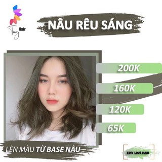 Thuốc nhuộm tóc màu NÂU RÊU SÁNG