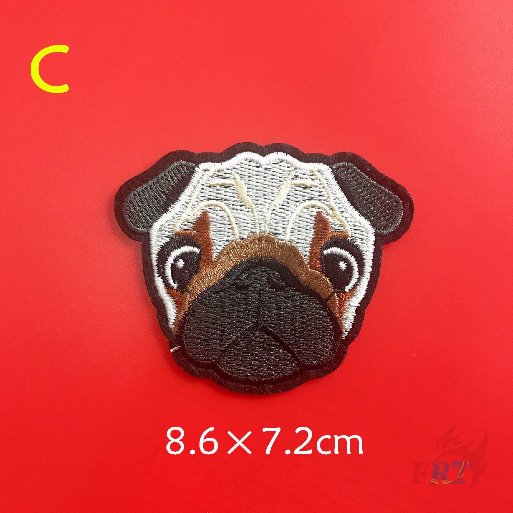1 miếng vá ủi đồ DIY hình chú chó Corgi / Bulldog dễ thương