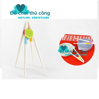 Đũa tập ăn cho bé - Đũa tập gắp cho bé - giúp bé tập thao tác gắp cho bé