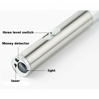 Đèn pin mini Inox sạc USB Siêu SÁNG