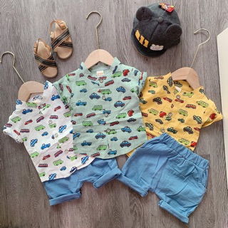 Bộ oto cổ trụ cho bé trai