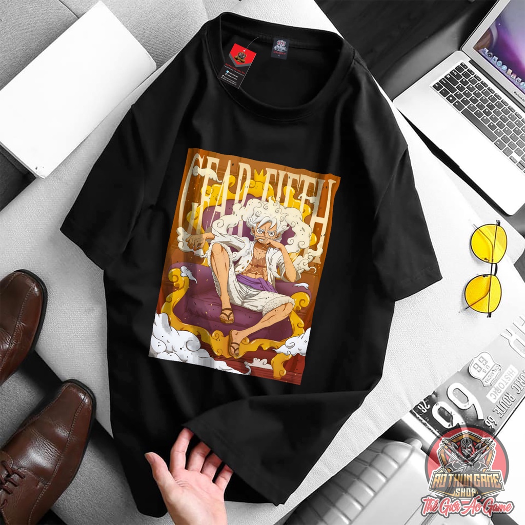Áo one piece luffy gear 5 nika nam nữ Áo thun one piece luffy trắng đen form rộng unisex cotton co giãn thoáng mát TGAG