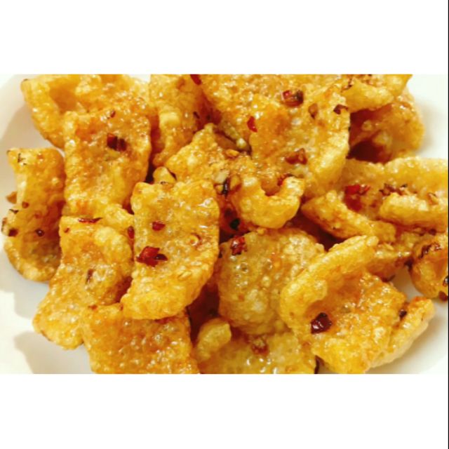 Da heo ăn vặt chiên giòn rụm nhà làm  - túi zip