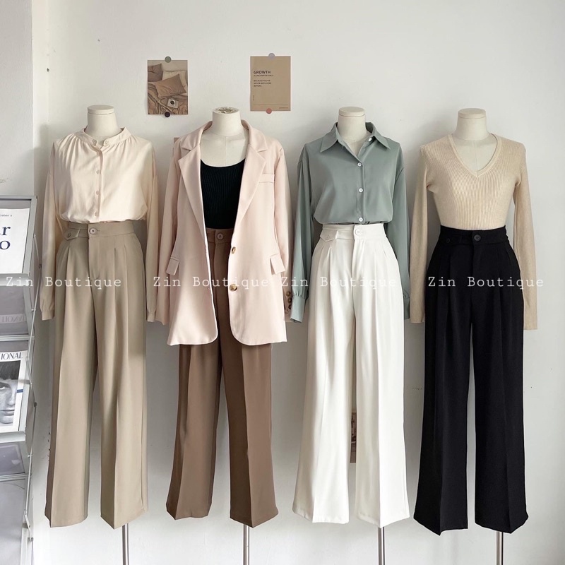 [Mã SKAMFSW175 giảm 10K đơn 50K] Quần suông ống rộng túi nắp 232
