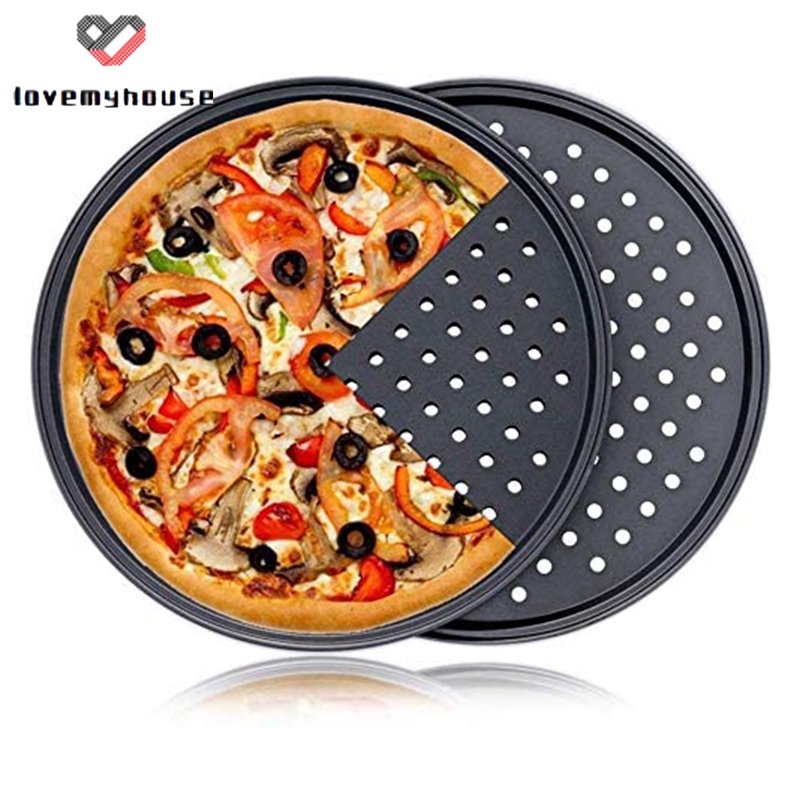 Chảo Nướng Bánh Pizza Chống Dính Bằng Thép Carbon