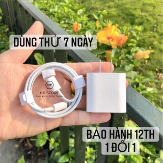 Bộ củ cáp sạc nhanh Iphone 5 6 6s 6sPlus 7 8 7Plus 8Plus X XS XS Max Xr 11 12 Cóc sạc vuông ko kén máy