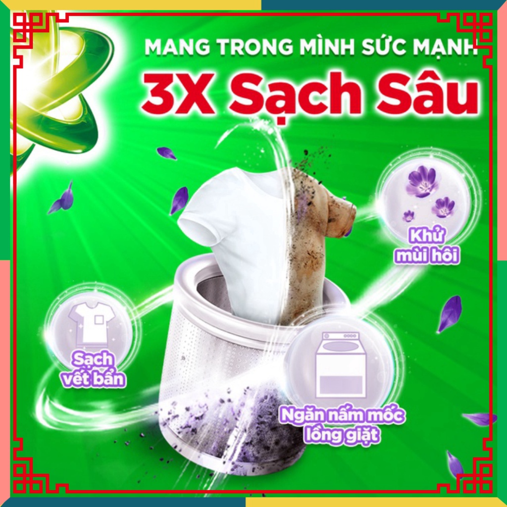 Ariel Matic nước giặt Túi hương hoa lavender 2KG/3.2KG