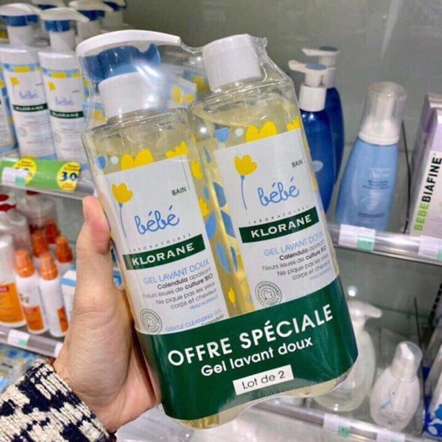 Sữa tắm cho bé clorane