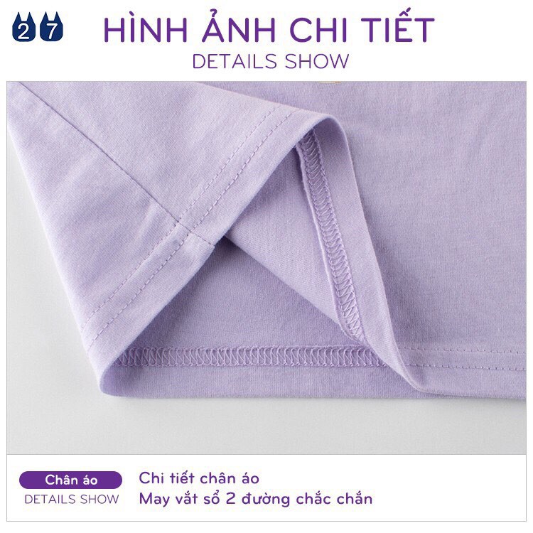 [Giảm giá 50%] - Áo bé gái 27HOME áo thun cho bé mẫu mới 2021 in hình dễ thương chất cotton 100% hàng xuất khẩu Âu Mỹ