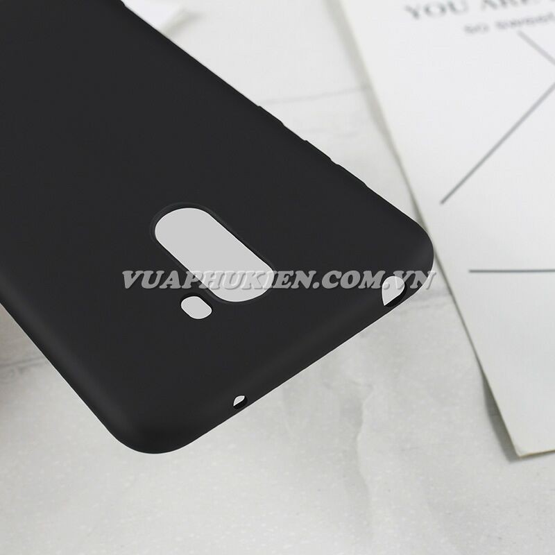 Ốp lưng silicone dẻo màu đen cho Xiaomi Pocophone F1, Mi 6X, Mi A2, Mi A2 Lite,
