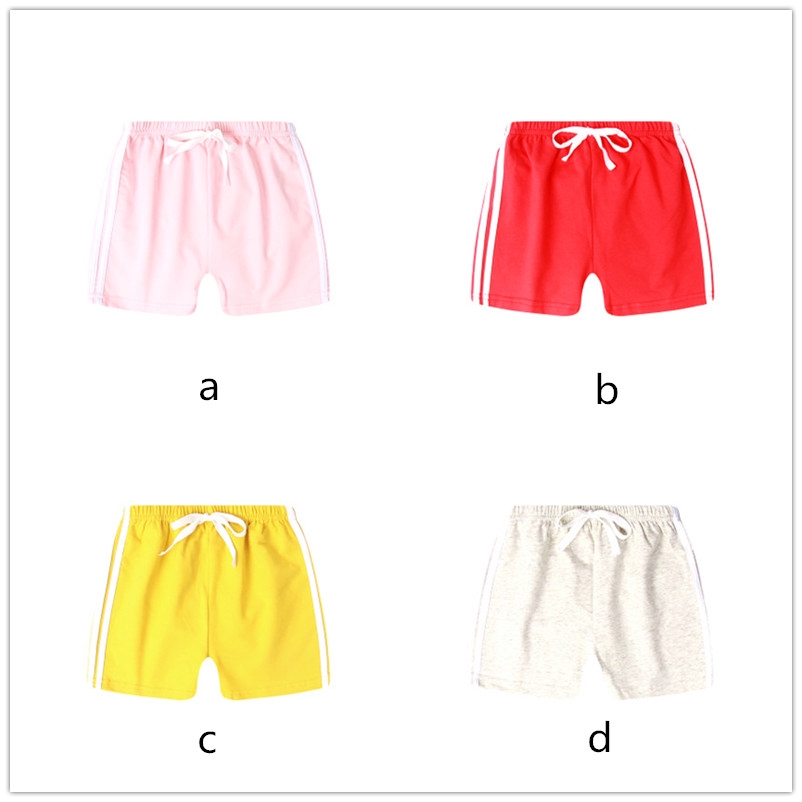 Quần Short Cotton Thoáng Khí Phong Cách Hàn Quốc Cho Bé 2-12 Tuổi