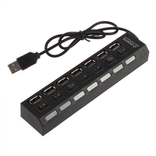 USB Hub 7 công tắc (nguồn USB)