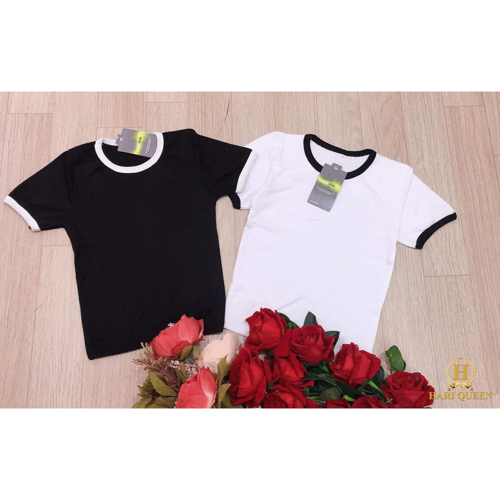 Áo croptop bozip cổ viền HSU0320