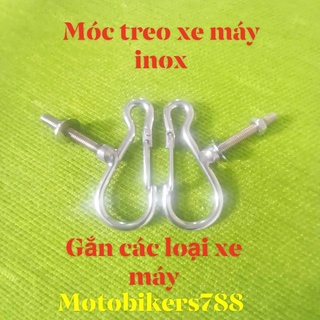 Móc treo đồ xe máy inox có khoá