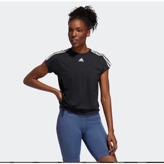 Áo thun buộc vạt adidas