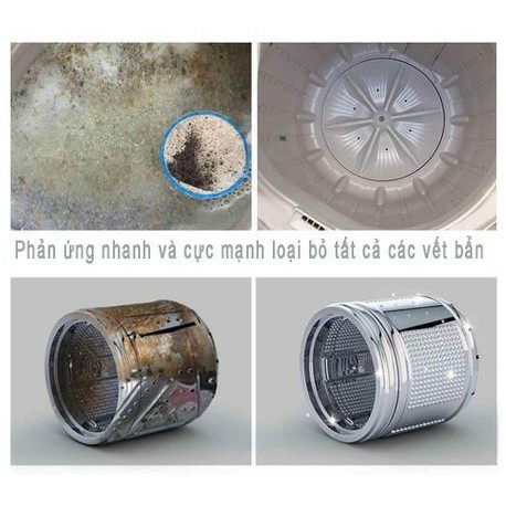 Hộp 12 viên tẩy vệ sinh lồng máy giặt