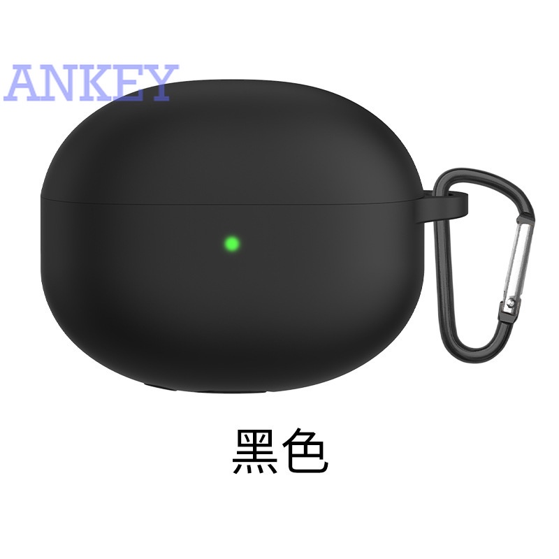 MI FlipBuds Xiaomi Buds 3Pro / 3T Pro / Buds3 Vỏ bảo vệ hộp sạc tai nghe silicon chống sốc chống nước kèm móc cho Xiaomi Buds 3 Pro / 3t Pro / Buds 3 Mi