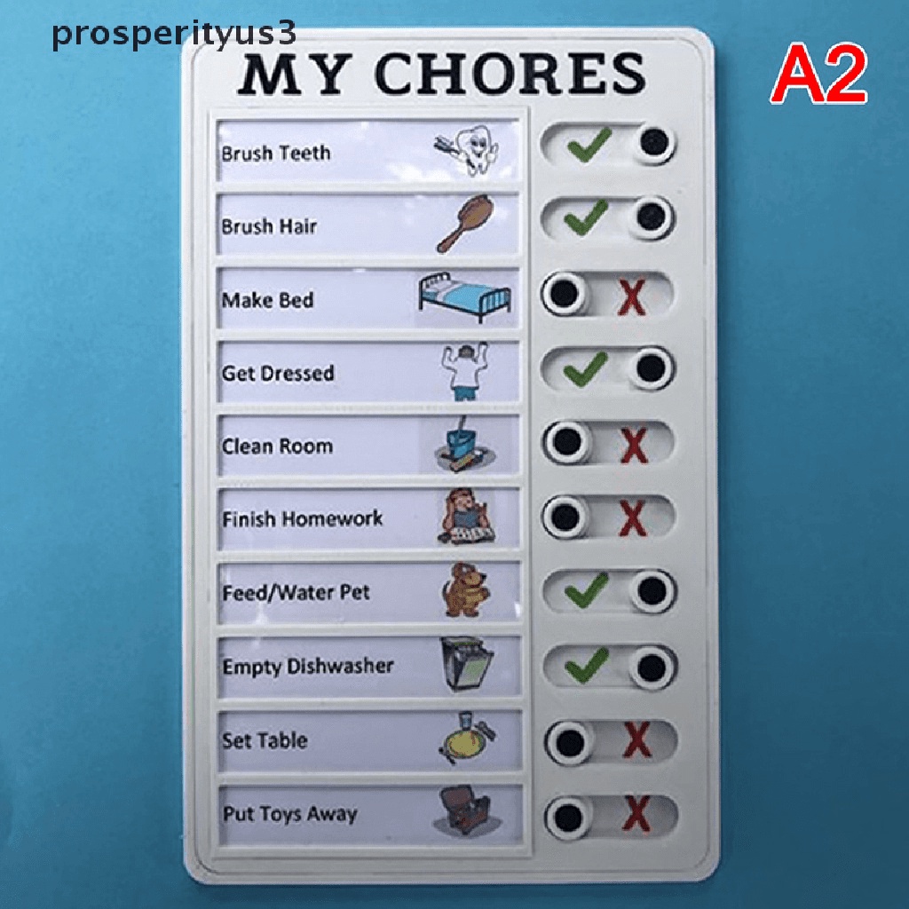 King's Garden - Bảng Ghi Chú Checklist Nhanh MY CHORES, ELDER CARE, RV CHECKLIST