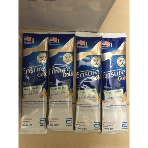 10 Gói Ensure Gold Hương Hạnh Nhân 60,6g/1 gói