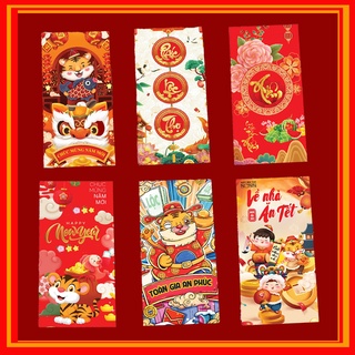 Combo 10 bao lì xì tết 2022 - phong bao lì xì tết giá rẻ đẹp độc lạ