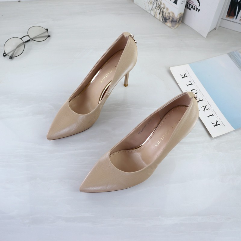 Các mẫu giày cao gót nữ exull thời trang công sở đẹp mũi nhọn kiểu dáng cơ bản cao 5cm- 8.5cm nhiều màu _ CGE-01