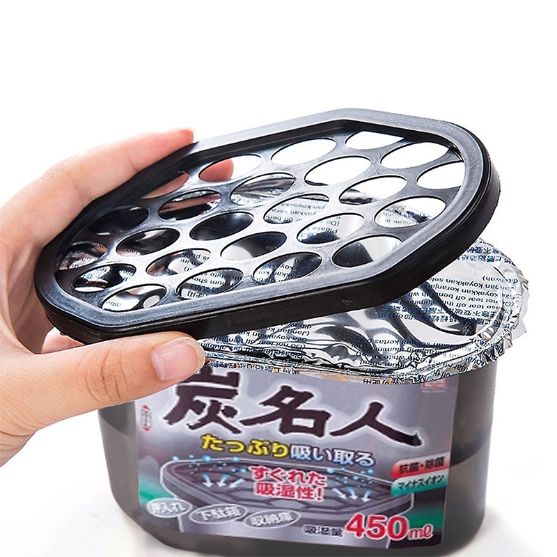 Chất hút ẩm ngăn tủ Kokubo than tre 450ml - Hachi Hachi Japan Shop