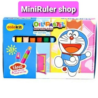 Sáp dầu 12 màu Colokit Doraemon OP-C07/DO  RẺ-ĐẸP-KOOL