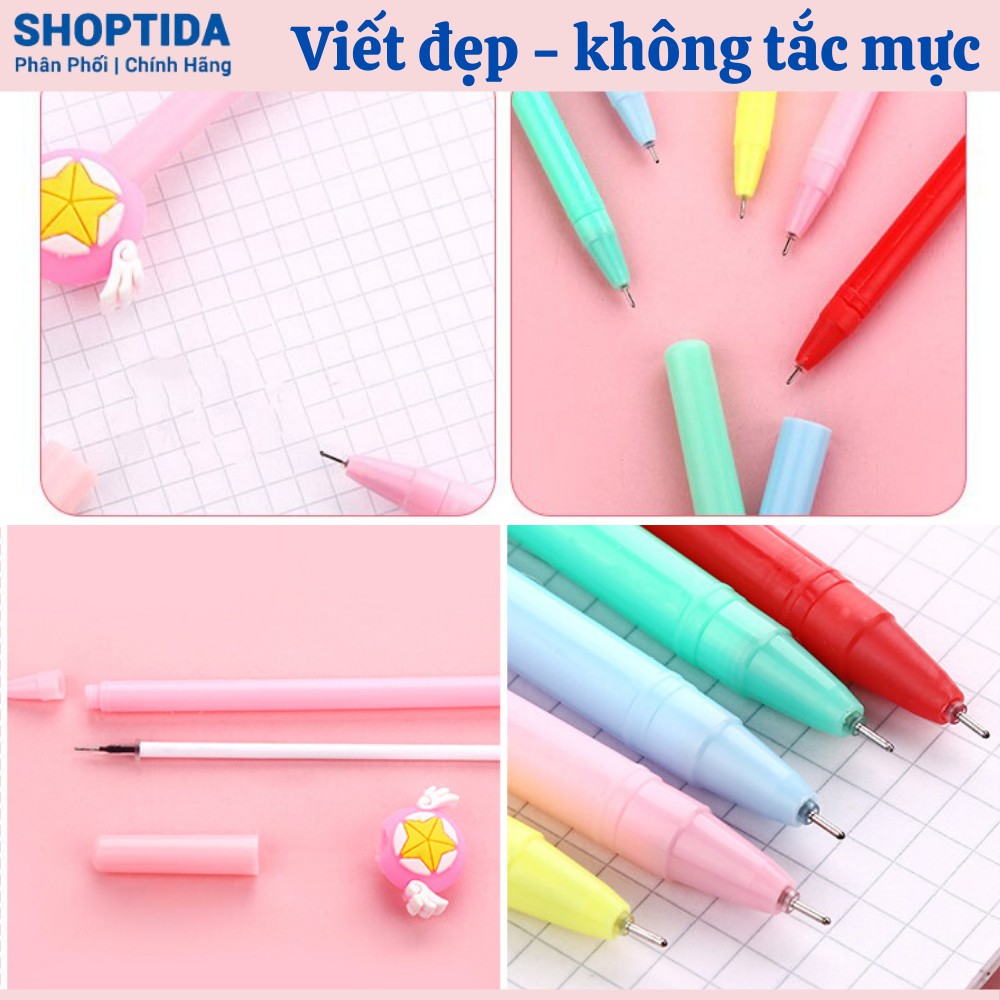 Bút bi viết hóa đơn Shoptida, nhiều màu dễ thương 0.5mm