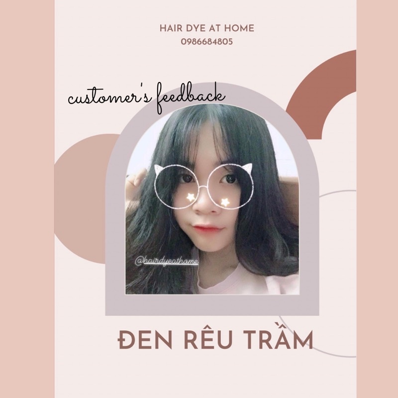 Thuốc nhuộm tóc - NÂU RÊU KHÓI