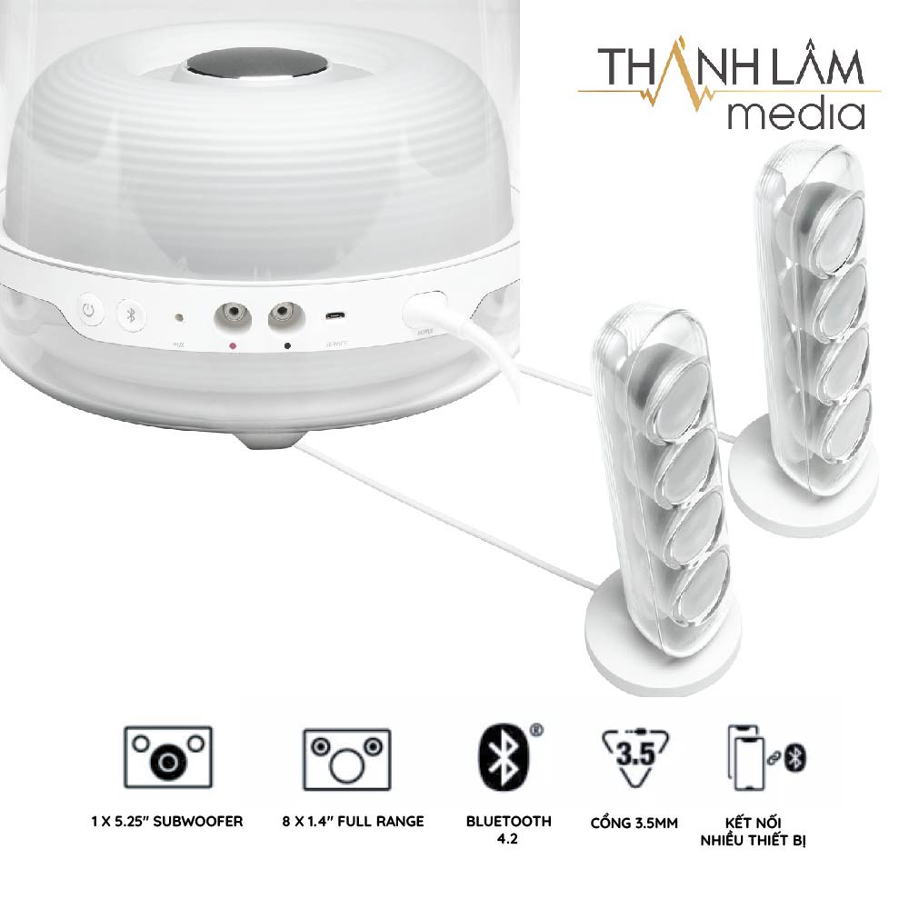 Loa bluetooth Harman Kardon Soundsticks 4 NEW chính hãng - bao test 7 ngày - bảo hành 12