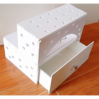 Kệ để chân có ngăn kéo nail