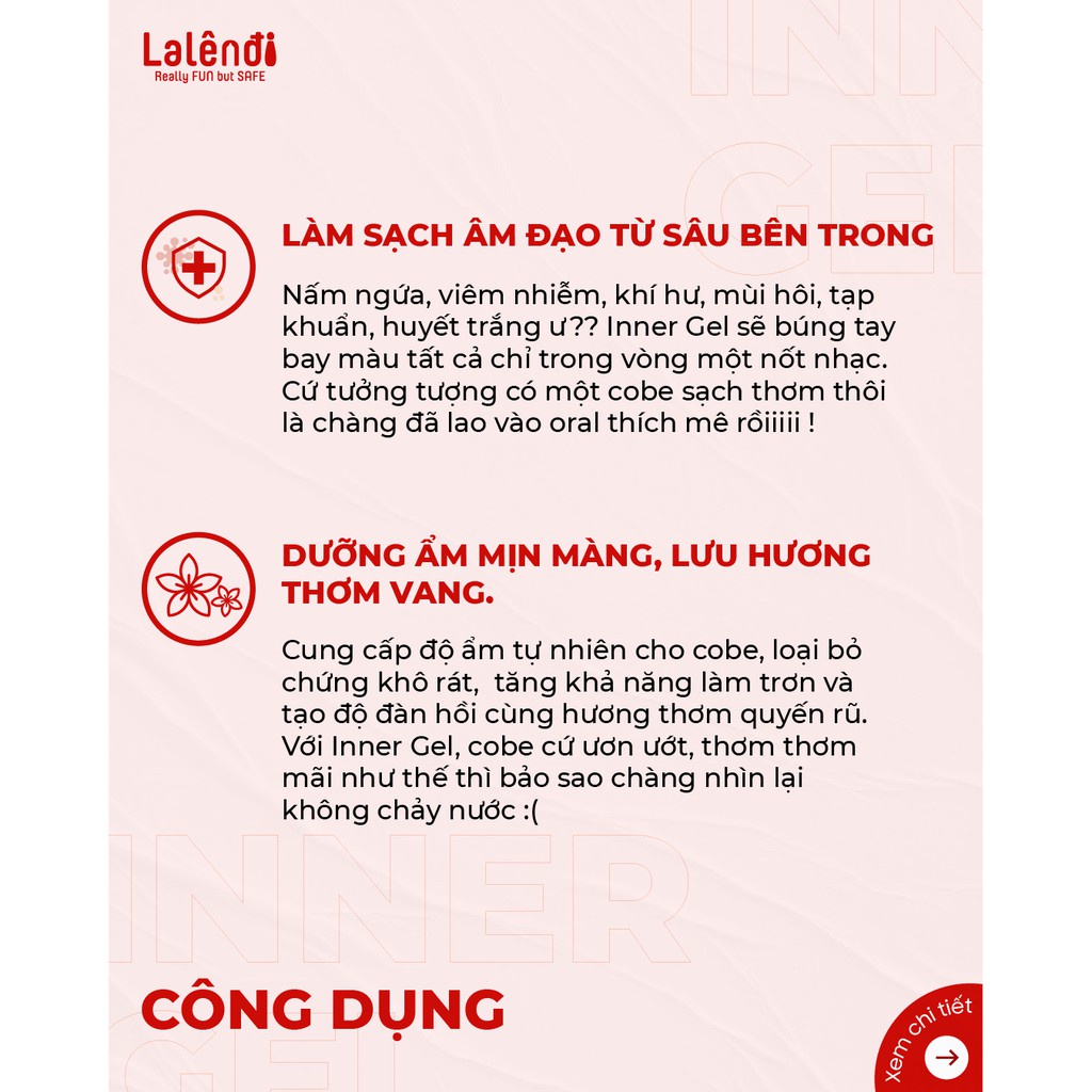 Gel Inner vệ sinh vùng kín (dòng Multicare Essence) (Gói 6 ống) | Lalendi Store