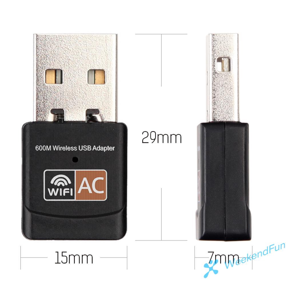 Bộ điều hợp wifi Wifi 600mbps 2.4g/5g Hz 802.11ac tần số kép | BigBuy360 - bigbuy360.vn