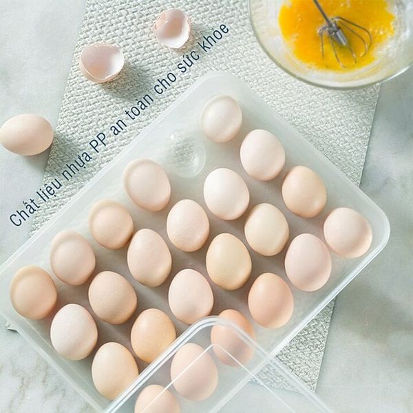 Hộp đựng trứng 24 quả có nắp đậy nhựa Việt Nhật