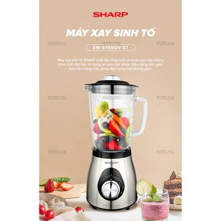 Máy Xay Sinh Tố Sharp EM-S155GV 1.5L